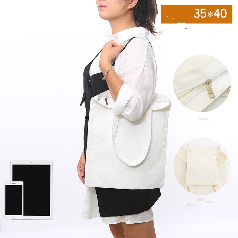 Eco-Friendly Reusable Tote Bags - Sustainable Cotton Canvas Shopping Bags