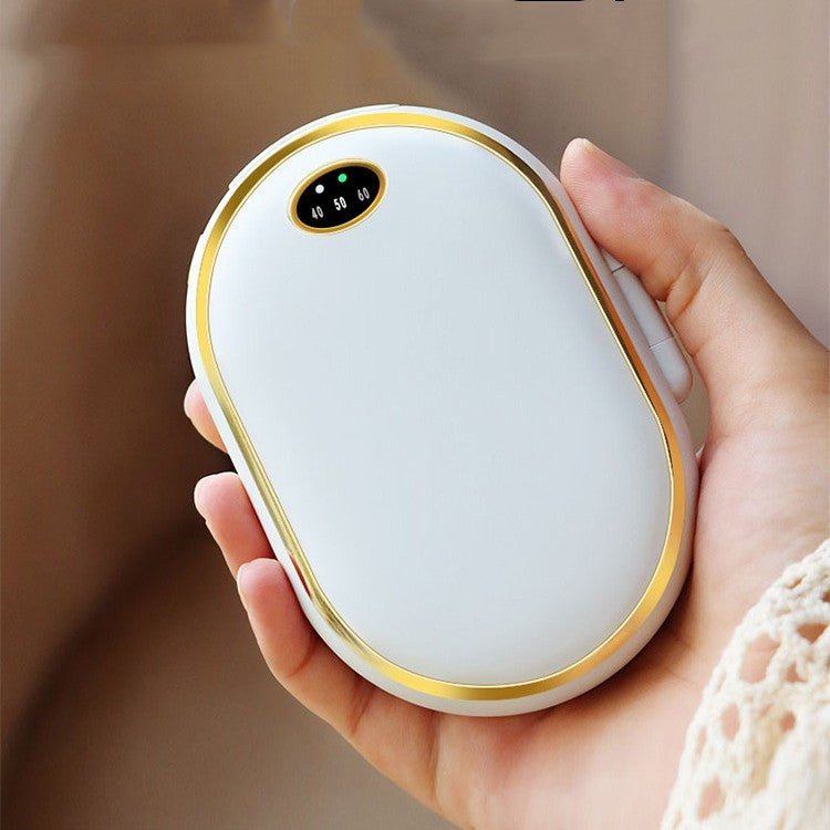 Eco-Friendly Rechargeable Hand Warmer - Portable & Sustainable Comfort