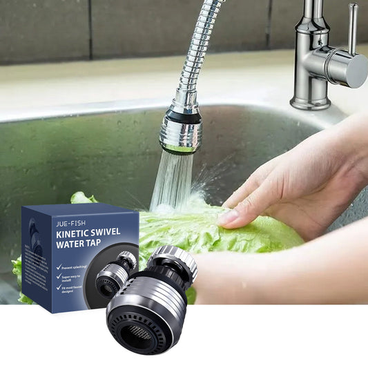 Kinetic Swivel Water Tap - Water-Saving Faucet Attachment