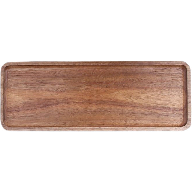 Eco-Friendly Natural Wood Tray - Sustainable Rectangular Serving Solution