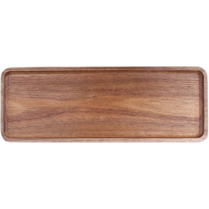 Eco-Friendly Natural Wood Tray - Sustainable Rectangular Serving Solution