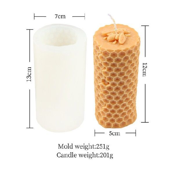 Natural Beeswax Candles - Eco-Friendly, Long-Lasting, Non-Toxic
