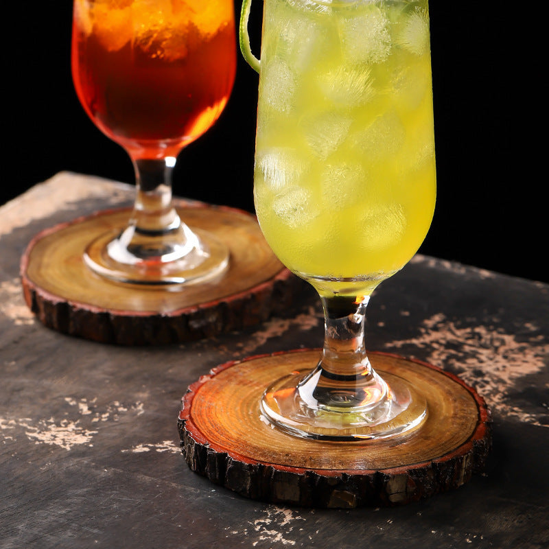 Natural Wooden Drink Coasters - Eco-Friendly, Durable, Biodegradable