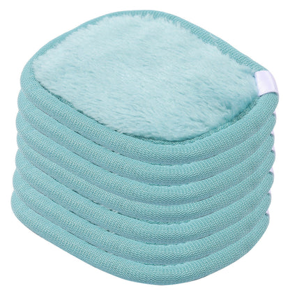 Eco-Friendly Reusable Makeup Remover Pad - Light Green Oval