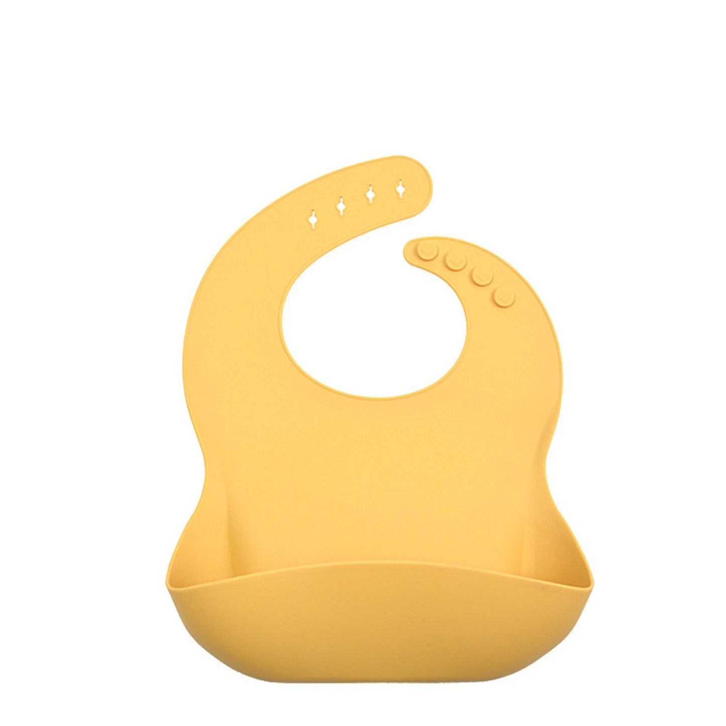 Eco-Friendly Silicone Bibs with Catch Pocket - BPA Free, Dishwasher Safe