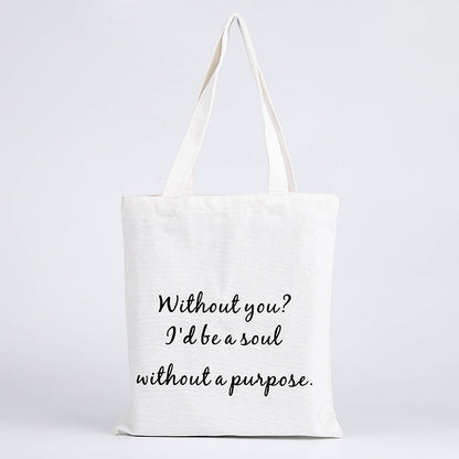 Eco-Friendly Reusable Cotton Tote Bag - Sustainable Shopping Solution