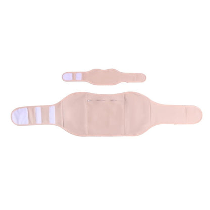 Beige Cotton Waist Wrap with Velcro Closure for Sustainable Living