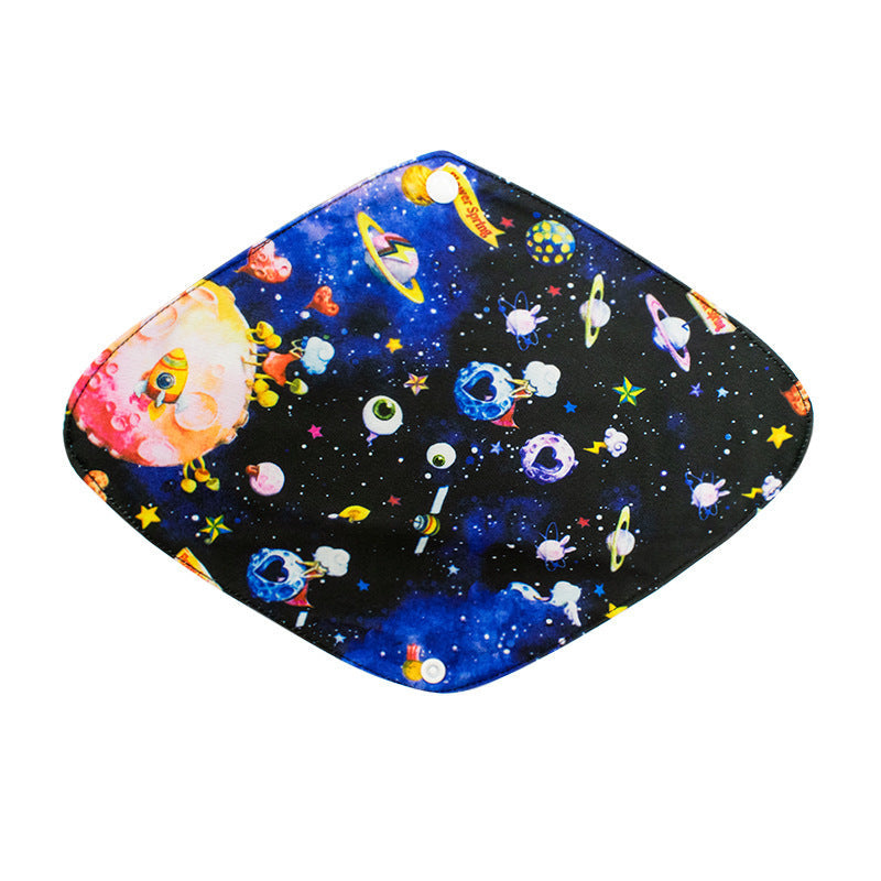 Eco-Friendly Reusable Cloth Menstrual Pads - Multicolored Patterns