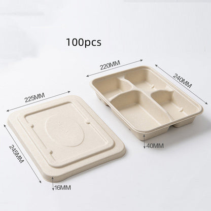 Eco-Friendly Biodegradable Compartmentalized Trays for Sustainable Living