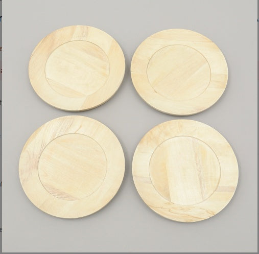 Eco-Friendly Round Wooden Soap Dish - Sustainable Bathroom Accessory