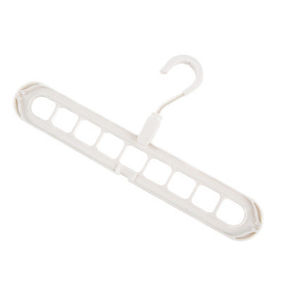 Space-Saving Anti-Skid Folding Hanger with Multi-Slot Design