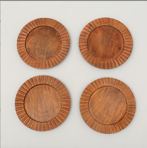 Eco-Friendly Round Wooden Soap Dish - Sustainable Bathroom Accessory