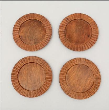 Eco-Friendly Round Wooden Soap Dish - Sustainable Bathroom Accessory