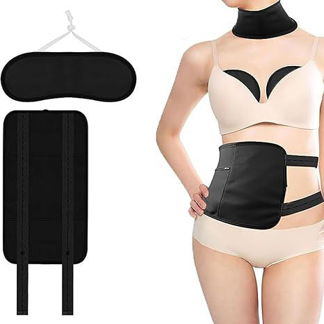 Pink Contoured Waist Trainer for Fitness and Wellness