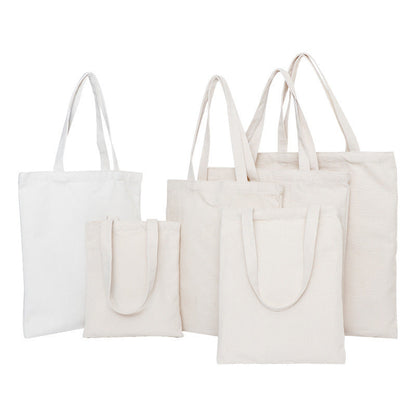 Eco-Friendly Reusable Tote Bags in Natural Cotton Canvas