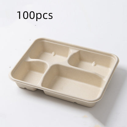 Eco-Friendly Biodegradable Compartmentalized Trays for Sustainable Living