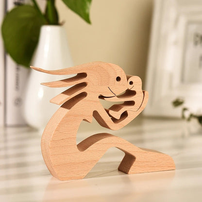 Eco-Friendly Wooden Animal Figurines - Sustainable Home Decor