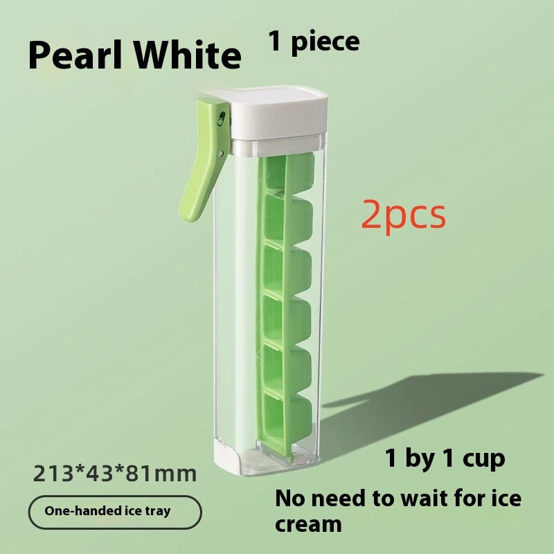 Hygienic Reusable Ice Cube Tray with Dispenser - Eco-Friendly Kitchen Essential