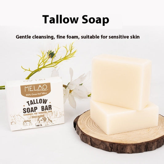 Natural Tallow Soap Bar in Plastic-Free Packaging