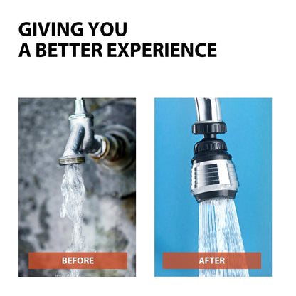 Kinetic Swivel Water Tap - Water-Saving Faucet Attachment