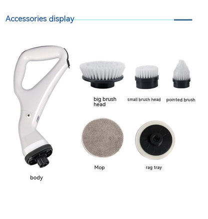 Eco-Friendly Electric Cleaning Brush - Ergonomic & Water-Saving
