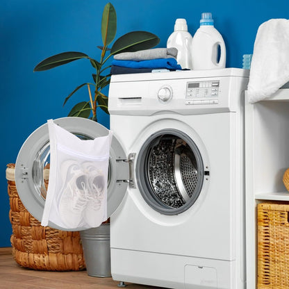 Eco-Friendly Mesh Laundry Bag with Zipper Closure