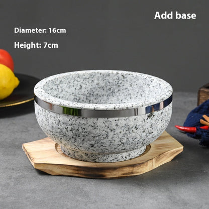 Eco-Friendly Natural Stone Bowl for Kitchen & Bathroom