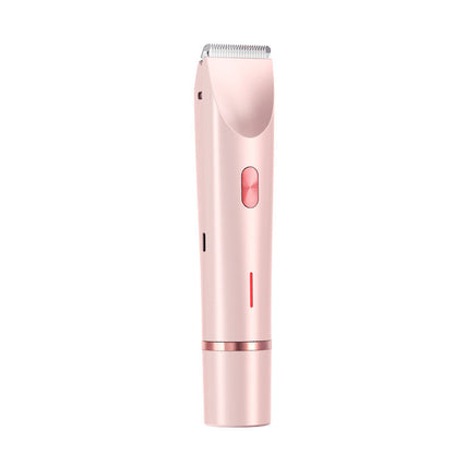 Rechargeable Pink Electric Hair Trimmer for Eco-Friendly Grooming