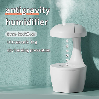 Silent White Humidifier with Energy-Efficient 8-Hour Operation