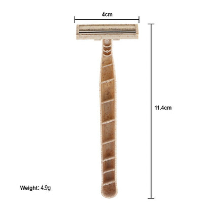 Eco-Friendly Bamboo Safety Razor - Zero Waste Shaving Solution