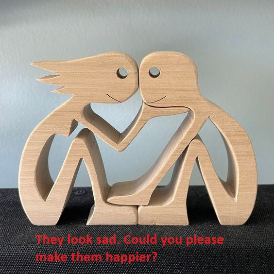 Eco-Friendly Wooden Animal Figurines - Sustainable Home Decor
