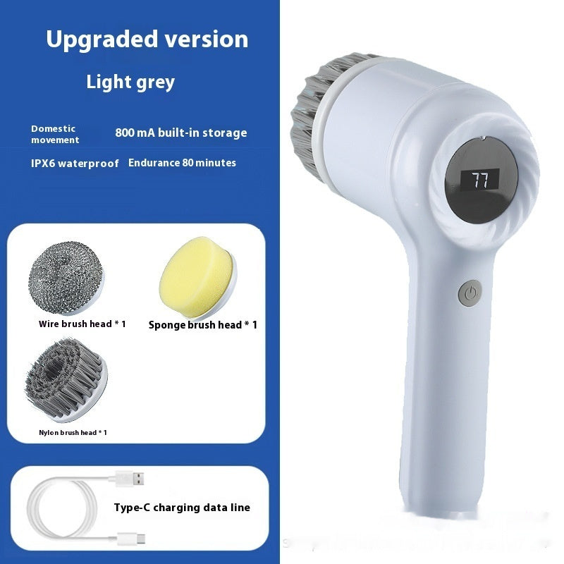 Multifunctional Electric Cleaning Brush for Efficient Eco-Friendly Home Cleaning