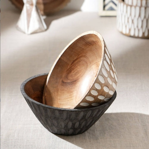 Eco-Friendly Natural Wood Bowls - Sustainable & Durable Tableware