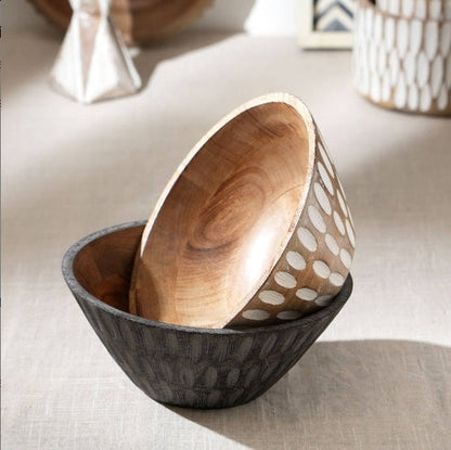 Eco-Friendly Natural Wood Bowls - Sustainable & Durable Tableware
