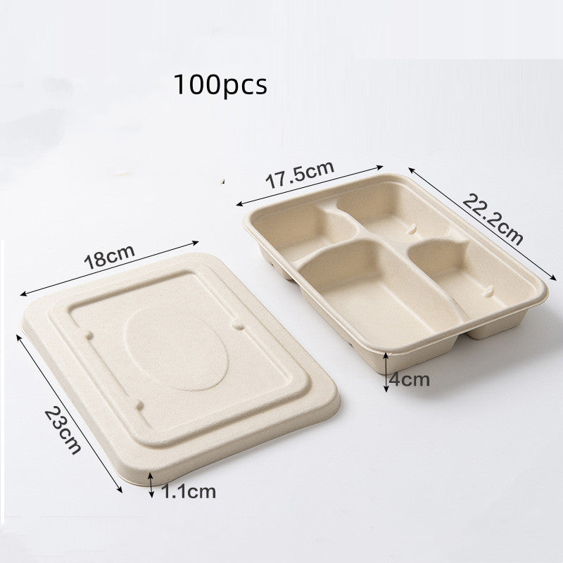 Eco-Friendly Biodegradable Compartmentalized Trays for Sustainable Living
