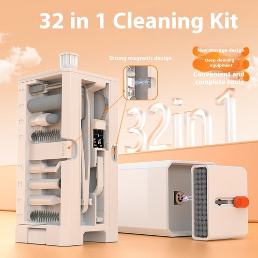 32 in 1 Multi-Functional Cleaning Kit in Light Beige