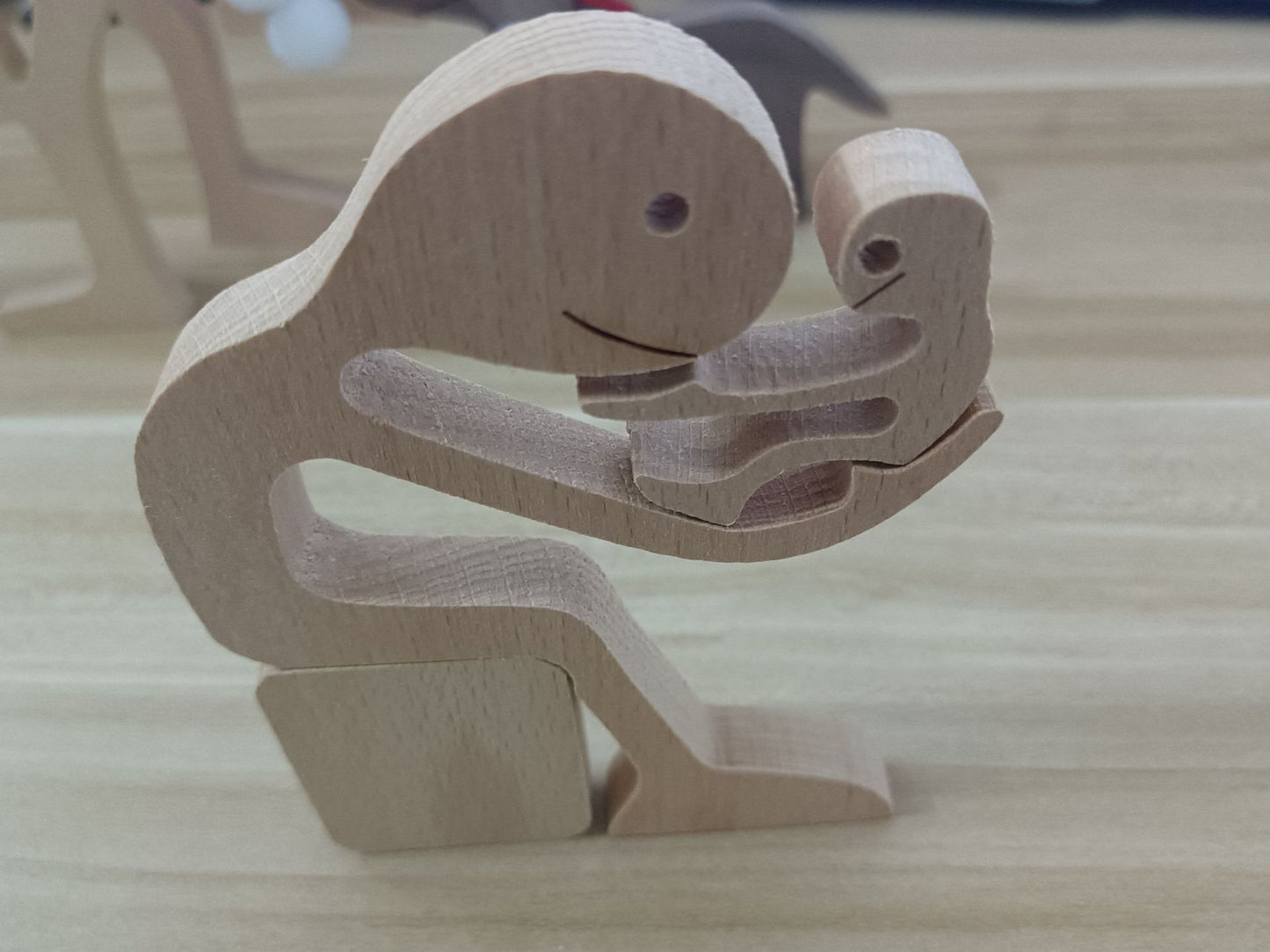 Eco-Friendly Wooden Animal Figurines - Sustainable Home Decor