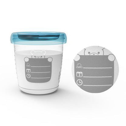 Eco-Friendly Reusable Food Storage Containers - Clear Cylindrical BPA-Free