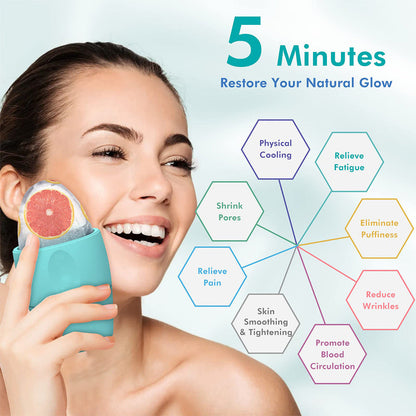 Reusable Ice Roller for Face - Skin Firming & Cooling Facial Massage Tool