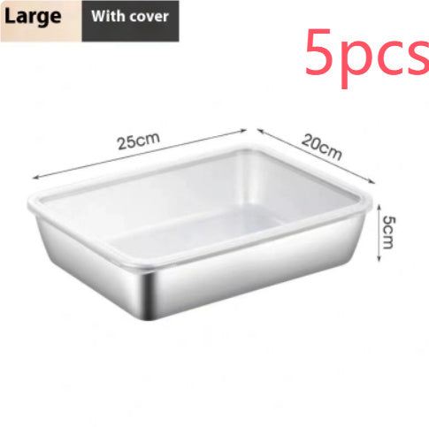 Eco-Friendly Stainless Steel Food Containers - Durable & Reusable