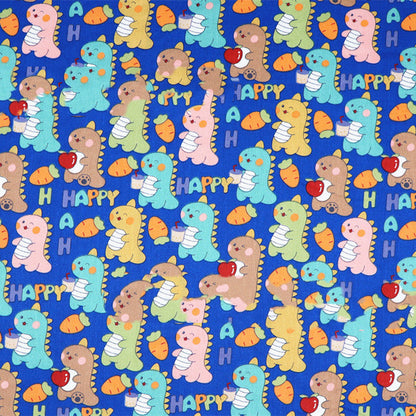 Eco-Friendly Reusable Cloth Wipes - Multicolored Cartoon Patterns