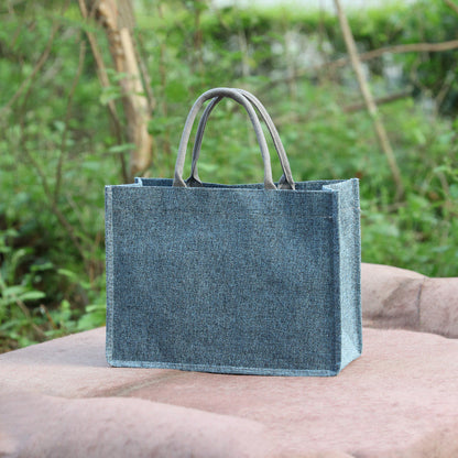 Eco-Friendly Reusable Jute Tote Bag - Sustainable Shopping Solution