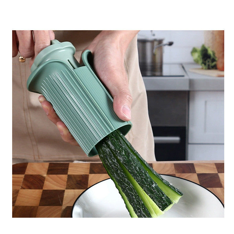 Eco-Friendly Vegetable Slicer - Plastic-Free, Durable, Easy to Clean