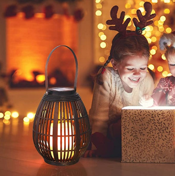 Eco-Friendly LED Lantern with Candle - Indoor & Outdoor Decorative Lighting