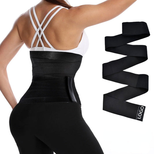 Eco-Friendly Waist Trainer Belt in Black