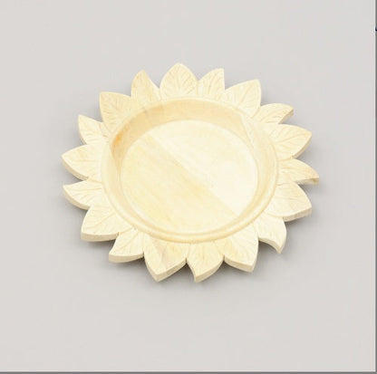 Eco-Friendly Round Wooden Soap Dish - Sustainable Bathroom Accessory