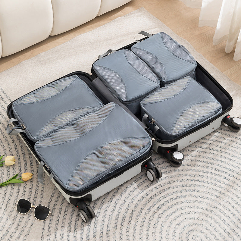 Beige Rectangular Storage Bags - Space-Saving, Durable, Eco-Friendly