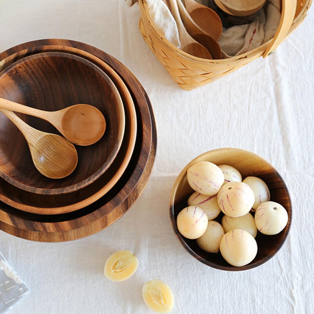 Eco-Friendly Nested Wooden Bowls for Sustainable Living
