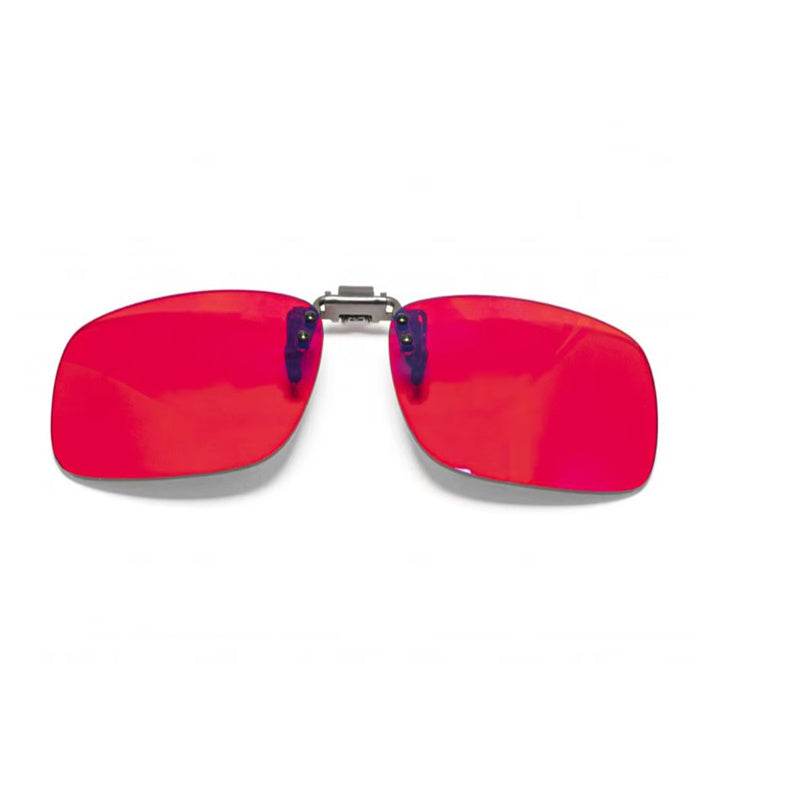 Yellow-Tinted Clip-On Glasses for Enhanced Vision