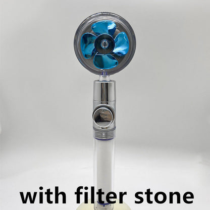 Water-Saving Handheld Shower Head with 360° Rotation and Adjustable Angles